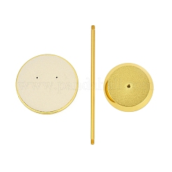 Круглые подставки для сережек из микрофибры&nbsp;EDIS-Q002-01G