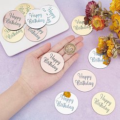 30 шт. 3-х цветные акриловые украшения на тему дня рождения MACR-GF0001-02