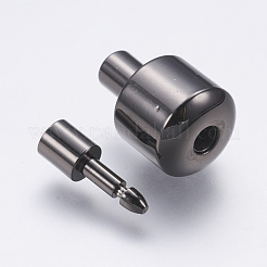 Латунь штыковые застежками KK-F734-09B-NR