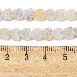 Натуральный голубой кружевной агат бисер нитей G-NH0001-B02-01