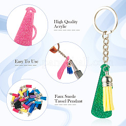 Набор для изготовления акрилового подвесного брелока в форме громкоговорителя своими руками&nbsp;DIY-TA0009-15