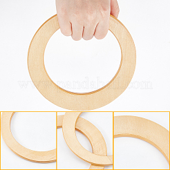 Anses de sac rondes en bois&nbsp;DIY-WH0185-41