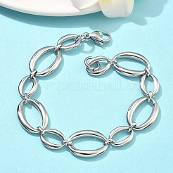 Bracelets à maillons en acier inoxydable 304 pour femmes&nbsp;BJEW-B169-04B-P