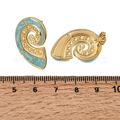 Messing Ohrstecker für Damen&nbsp;KK-CBA9D38-03G-02