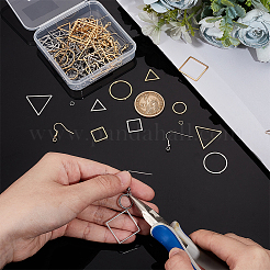 Набор для самостоятельного изготовления сережек-подвесок с геометрическим узором DIY-UN0003-01