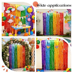 3 pz di festoni con nappe metalliche iridescenti per feste di animali domestici&nbsp;DIY-WR0005-71B
