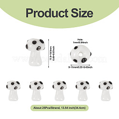 1 нить бусины лэмпворк ручной работы&nbsp;LAMP-TA0001-84B