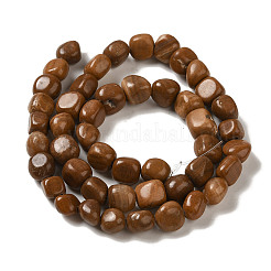 Нити бусин из натуральной тигровой яшмы G-B078-D16-01