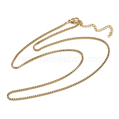 304 нержавеющая сталь крест кулон 3 слой ожерелья для женщин&nbsp;LS-NJEW-F343-02G