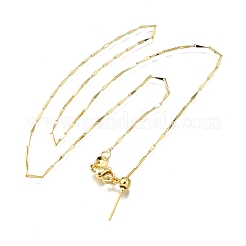 Латунные звенья цепи регулируемые слайдеры ожерелья NJEW-M108-10G