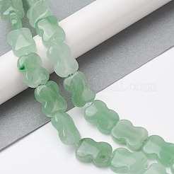 Естественный зеленый авантюрин бисер нитей G-K359-D08-01