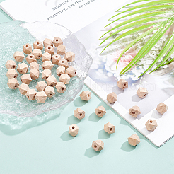 50 шт. бусины из бука&nbsp;WOOD-OC0002-22F