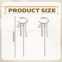 1 пара серег-гвоздиков из сплава со стразами&nbsp;EJEW-LP0012-02G