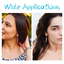 16шт 8 цвета прозрачные подвески из смолы и орехового дерева RESI-BT0001-34