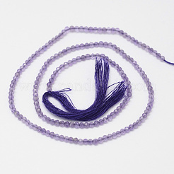 Природный аметист нитей бисера G-G936-2mm-26