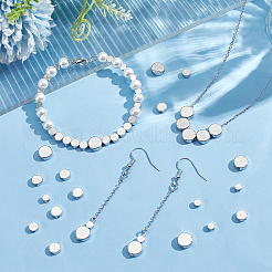 80 шт. 4 стиля латунные распорные бусины для стоек KK-PH0006-86