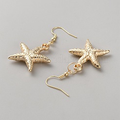 Серьги с подвесками из сплава для женщин&nbsp;EJEW-WH0019-76G