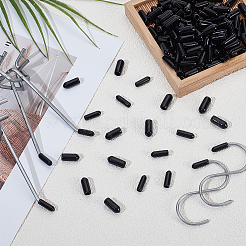 400 шт. 4 стиля ПВХ круглая торцевая крышка FIND-GA0007-05