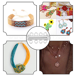 1 шт. 925 застежки-защелки из стерлингового серебра&nbsp;STER-GO0001-72B