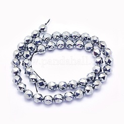 Терагерц каменные бусы пряди G-O166-34-8x8mm