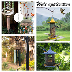 Вращающиеся поворотные крючки с двойным зажимом из нержавеющей стали AJEW-CA0001-03