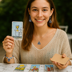 28 шт. эмалевые подвески из сплава Таро&nbsp;ENAM-NB0002-31P