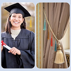 80шт украшения кисточкой из полиэстера&nbsp;DIY-YW0016-25A