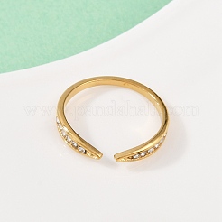 Открытые кольца манжеты из нержавеющей стали 304 RJEW-S629-10G-B