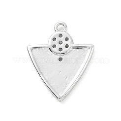 Экологически чистые подвески из латуни с микропаве из кубического циркония&nbsp;KK-F843-25P