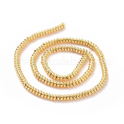 Гальванизировать немагнитных синтетический гематит бисер пряди&nbsp;G-L485-04B-G