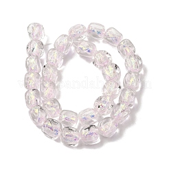 Нити из фольгированных бусин лэмпворк ручной работы&nbsp;FOIL-C002-01G