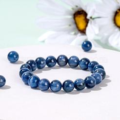 100шт 8мм натуральный кианит / цианит / дистен круглые бусины&nbsp;DIY-LS0002-52