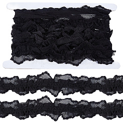 2 Yard (ca. {91} cm) plissiertes elastisches Baumwollspitzenband&nbsp;OCOR-CY0004-15