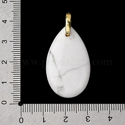 Natürliche Howlith Anhänger&nbsp;G-B188-01G-03