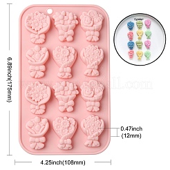 2шт силиконовые Молды для букета&nbsp;ST-CJ0007-46