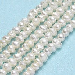 Нити из натурального культивированного пресноводного жемчуга PEAR-F018-04B-01