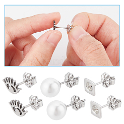 200 шт. гайка латунная фрикционная уха с покрытием стойки KK-BBC0002-06A