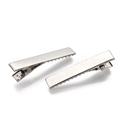 Eisen Flach Alligator Haarspange Zubehör&nbsp;X-IFIN-S286-34mm