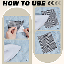 16 pieza de parches de ropa de poliéster de 8 estilos&nbsp;DIY-FG0010-49