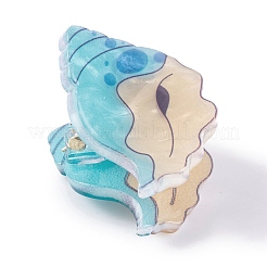 Симпатичные мини-заколки для волос из акрила в форме ракушки PHAR-A012-05E