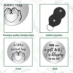 201 памятная монета из нержавеющей стали AJEW-CN0002-05A