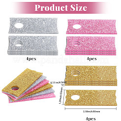 1 набор блестящих акриловых подвесок для бокалов для вина AJEW-GL0001-95