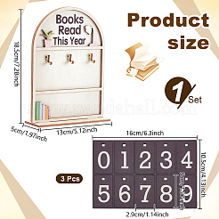 Contatore dei libri Arch Wood letti quest'anno&nbsp;DIY-WH0899-973