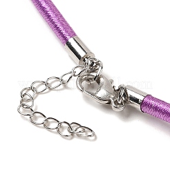 Изготовление ожерелий из шелкового шнура&nbsp;X-NFS005