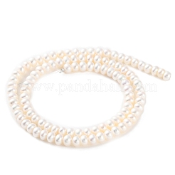 Нити из натурального культивированного пресноводного жемчуга PEAR-I007-02C-02