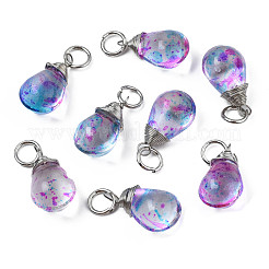 Прозрачные стеклянные подвески&nbsp;GLAA-Q026-09