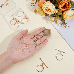 10 шт. 2-х цветные латунные застежки-тоглы&nbsp;KK-BBC0021-22A