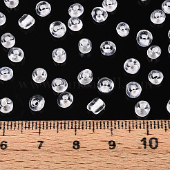 Переливающиеся прозрачные стеклянные бусины SEED-T007-10B