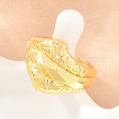Anillos abiertos de puño de latón&nbsp;KK-CBA5A76-06G-03
