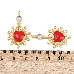 Латунные микро проложить кубического циркония подвески&nbsp;KK-C132-32G